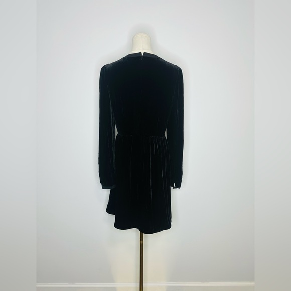 SOLD Saloni Black Camille Bows Mini Dress - Picture 7 of 10